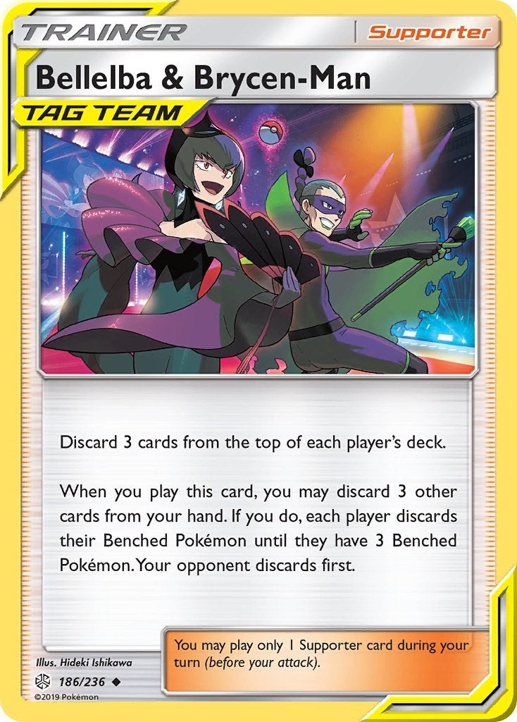 Image for Bellelba & Brycen-Man (186/236) (SM12) - Pokemon