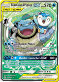 Image for Blastoise & Piplup GX (Alternate Full Art) (215/236) (SM12) - Pokemon