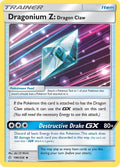 Image for Dragonium Z: Dragon Claw (190/236) (SM12) - Pokemon