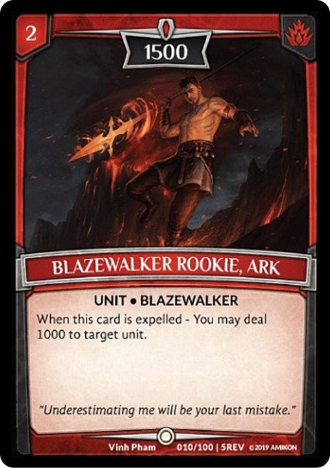 Image for Blazewalker Rookie, Ark (10/100 | 5REV) (Revelations) - Argent Saga TCG