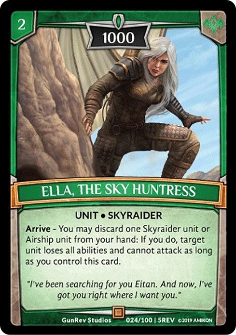 Image for Ella, the Sky Huntress (24/100 | 5REV) (Revelations) - Argent Saga TCG