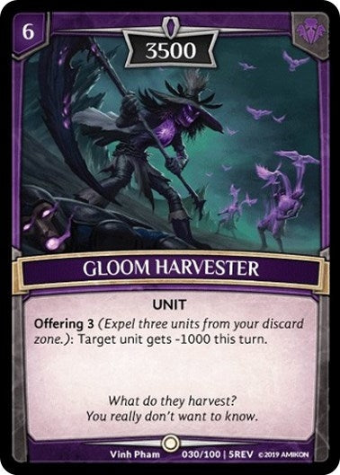 Image for Gloom Harvester (30/100 | 5REV) (Revelations) - Argent Saga TCG