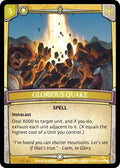 Image for Glorious Quake (31/100 | 5REV) (Revelations) - Argent Saga TCG
