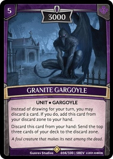 Image for Granite Gargoyle (34/100 | 5REV) (Revelations) - Argent Saga TCG