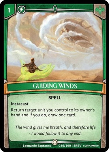 Image for Guiding Winds (36/100 | 5REV) (Revelations) - Argent Saga TCG