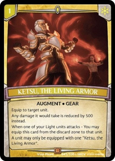 Image for Ketsu, the Living Armor (41/100 | 5REV) (Revelations) - Argent Saga TCG