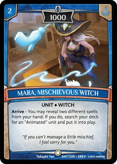 Image for Mara, Mischievous Witch (47/100 | 5REV) (Revelations) - Argent Saga TCG