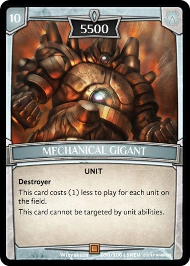Image for Mechanical Gigant (50/100 | 5REV) (Revelations) - Argent Saga TCG