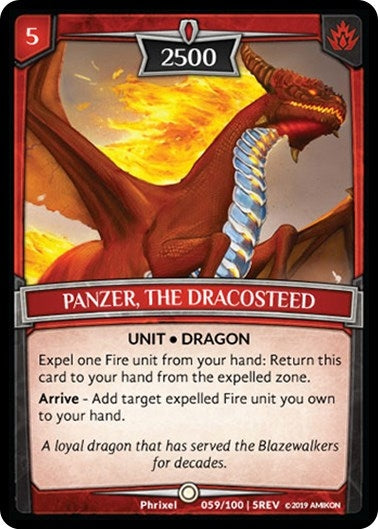 Image for Panzer, the Dracosteed (59/100 | 5REV) (Revelations) - Argent Saga TCG