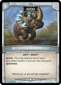 Image for Reckless Shardbeast (67/100 | 5REV) (Revelations) - Argent Saga TCG