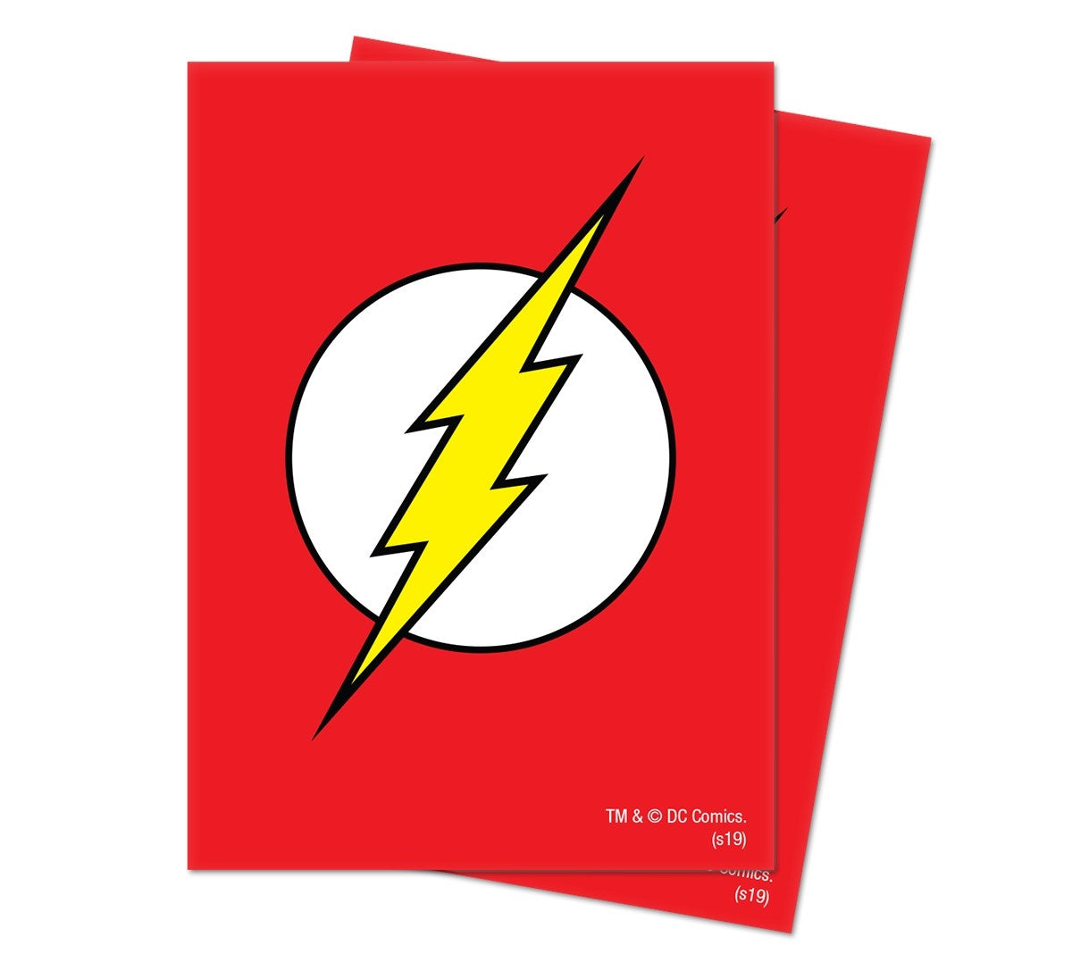 Image for Justice League Standard Deck Protector Sleeves - The Flash (65-Pack) - Card Sleeves