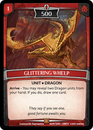 Image for Glittering Whelp (29/100 | 5REV) (Revelations) - Argent Saga TCG