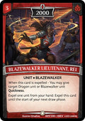 Image for Blazewalker Lieutenant, Rei (9/100 | 5REV) (Revelations) - Argent Saga TCG