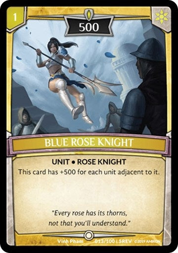 Image for Blue Rose Knight (13/100 | 5REV) (Revelations) - Argent Saga TCG