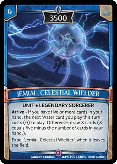 Image for Jemial, Celestial Wielder (39/100 | 5REV) (Revelations) - Argent Saga TCG