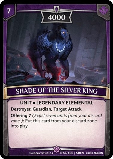 Image for Shade of the Silver King (76/100 | 5REV) (Revelations) - Argent Saga TCG