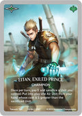 Eitan, Exiled Prince (Silver Metal Prize Card) (20/86 | 1INT) (Argent Saga Promos)