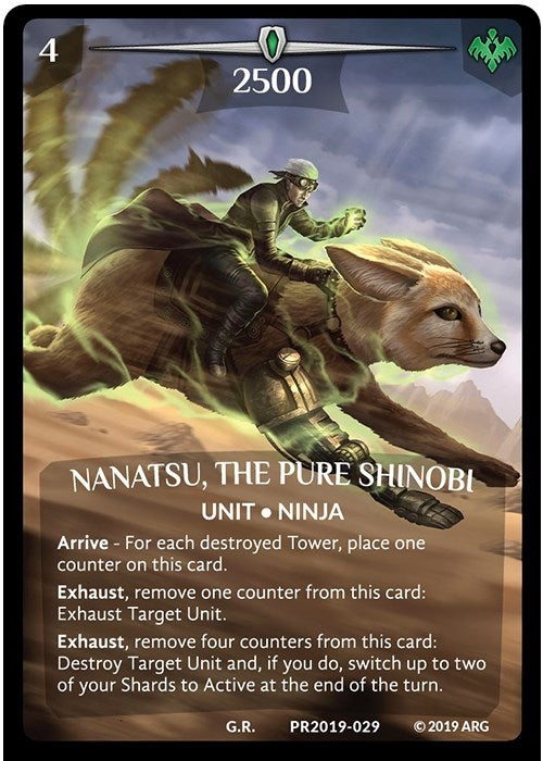 Image for Nanatsu, The Pure Shinobi (Full Art) (PR2019-029) (Argent Saga Promos) - Argent Saga TCG