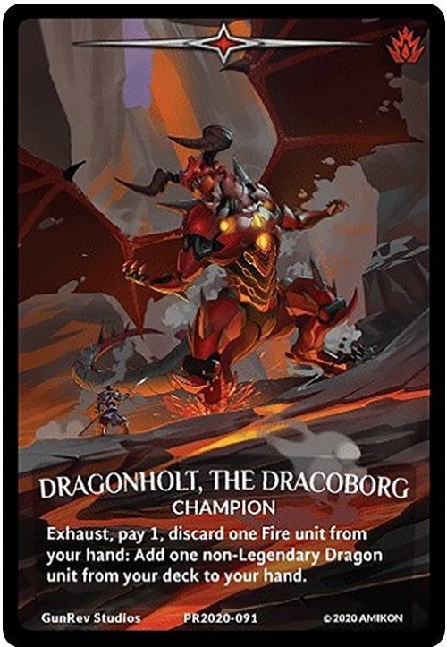 Image for Dragonholt, the Dracoborg (Alternate Art) (PR2019-092) (Argent Saga Promos) - Argent Saga TCG