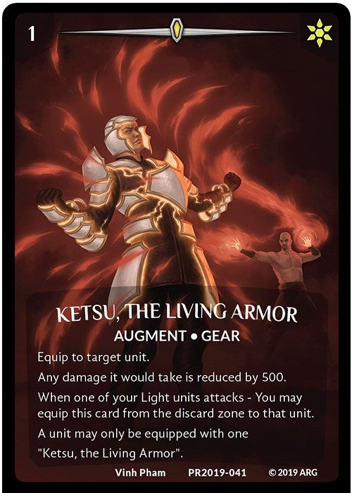 Image for Ketsu, the Living Armor (Full Art) (PR2019-041) (Argent Saga Promos) - Argent Saga TCG