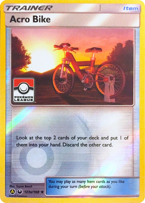 Image for Acro Bike - 123a/168 (Pokemon League) (123a/168) (PR) - Pokemon