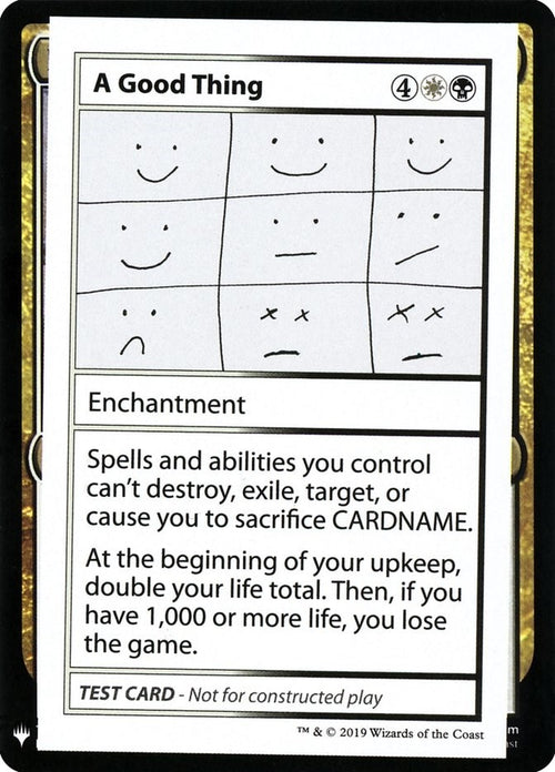 Image for A Good Thing (Mystery Booster: Convention Edition Exclusives) - Magic: The Gathering