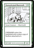 Image for Domesticated Mammoth (Mystery Booster: Convention Edition Exclusives) - Magic: The Gathering