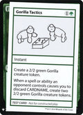 Image for Gorilla Tactics (Mystery Booster: Convention Edition Exclusives) - Magic: The Gathering