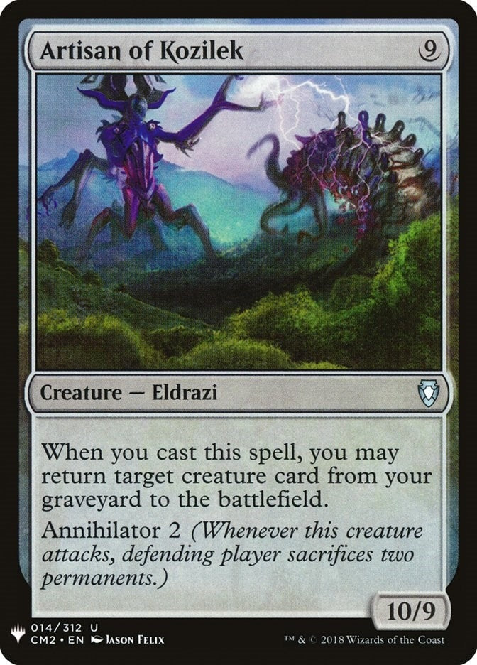 Image for Artisan of Kozilek (14) (The List Reprints) - Magic: The Gathering