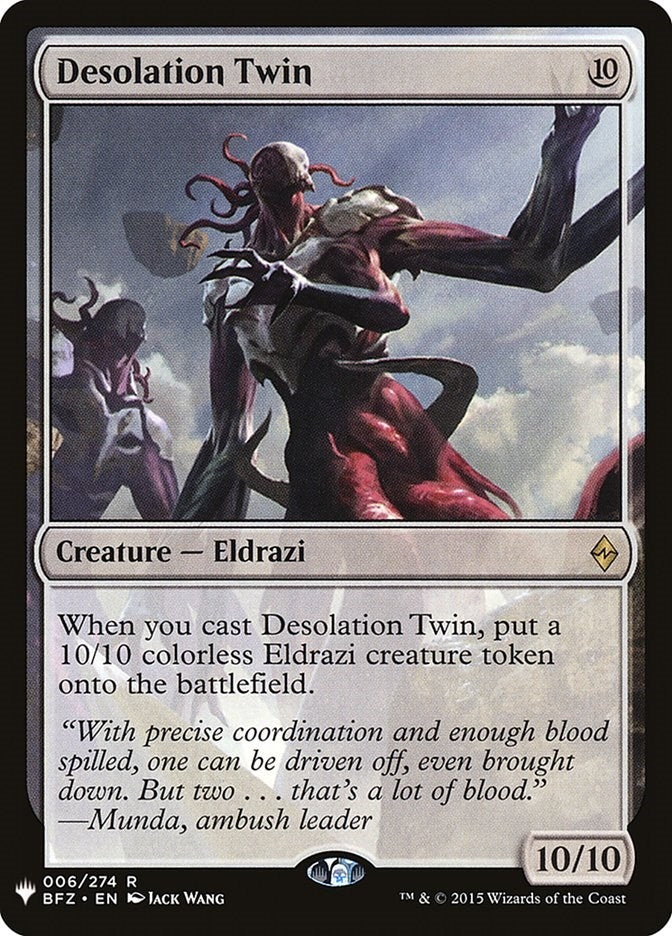 Image for Desolation Twin (006/274) (The List Reprints) - Magic: The Gathering