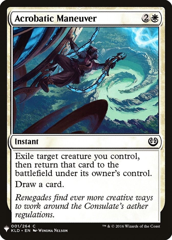Image for Acrobatic Maneuver (1) (The List Reprints) - Magic: The Gathering