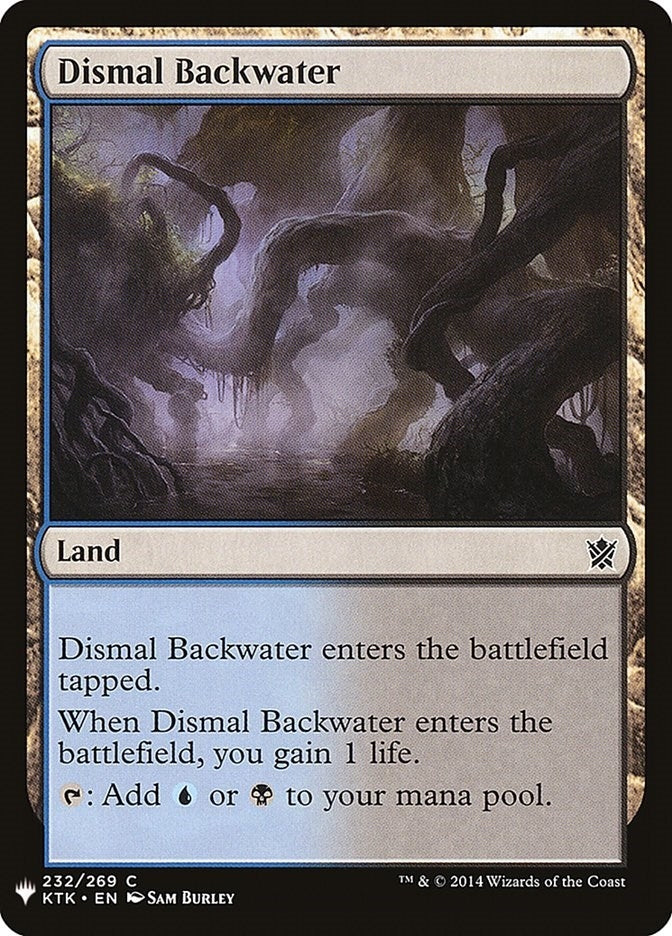 Image for Dismal Backwater (232) (The List Reprints) - Magic: The Gathering