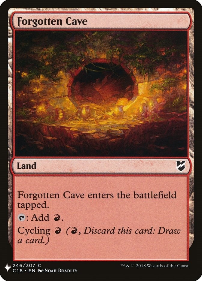 Image for Forgotten Cave (246) (The List Reprints) - Magic: The Gathering