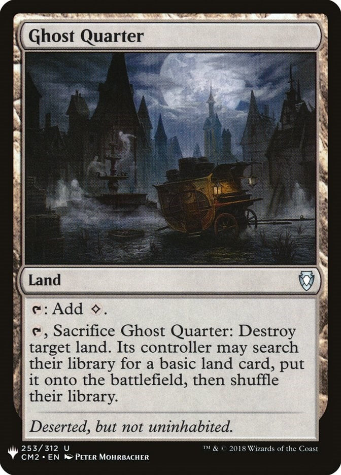 Image for Ghost Quarter (CM2) (253) (The List Reprints) - Magic: The Gathering