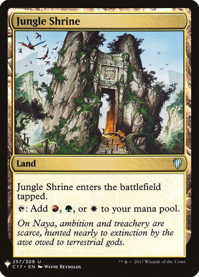 Image for Jungle Shrine (C17) (257) (The List Reprints) - Magic: The Gathering