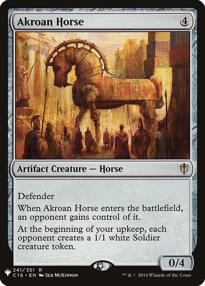 Image for Akroan Horse (241) (The List Reprints) - Magic: The Gathering