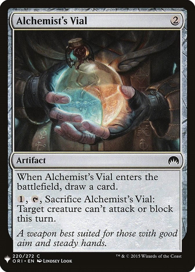 Image for Alchemist's Vial (220) (The List Reprints) - Magic: The Gathering