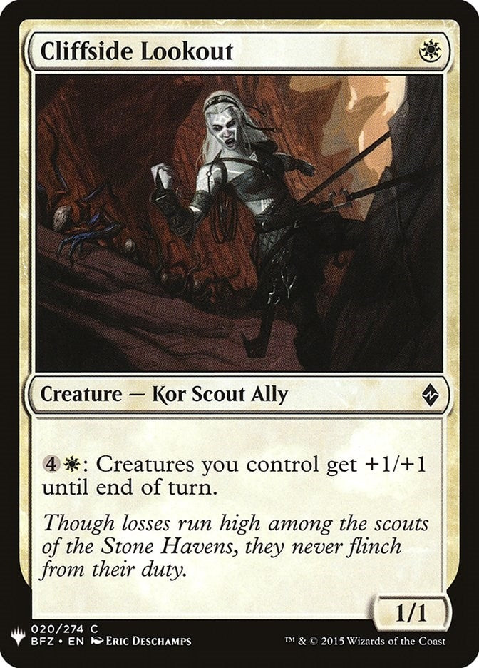 Image for Cliffside Lookout (20) (The List Reprints) - Magic: The Gathering