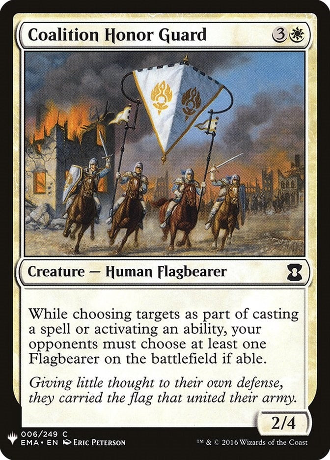 Image for Coalition Honor Guard (6) (The List Reprints) - Magic: The Gathering