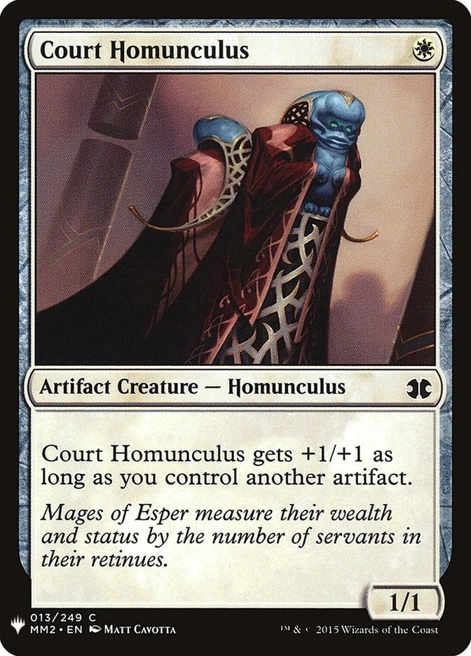 Image for Court Homunculus (13) (The List Reprints) - Magic: The Gathering