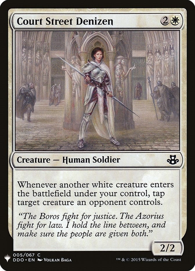 Image for Court Street Denizen (5) (The List Reprints) - Magic: The Gathering