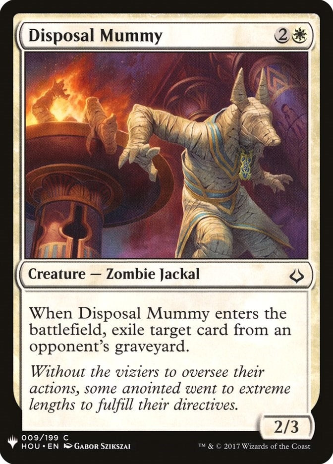 Image for Disposal Mummy (9) (The List Reprints) - Magic: The Gathering