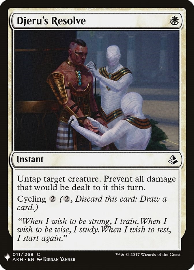 Image for Djeru's Resolve (11) (The List Reprints) - Magic: The Gathering