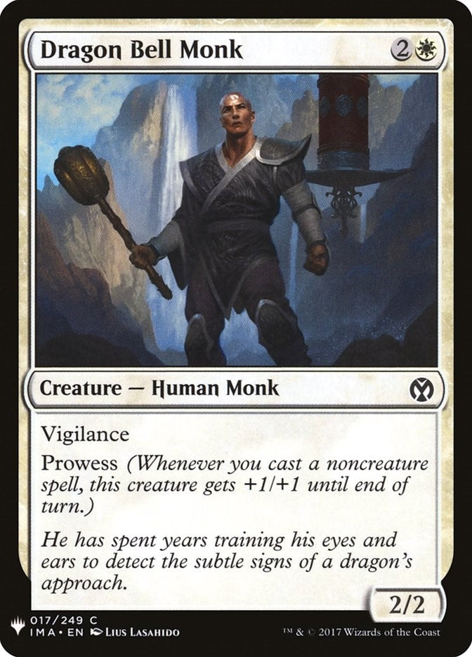 Image for Dragon Bell Monk (17) (The List Reprints) - Magic: The Gathering