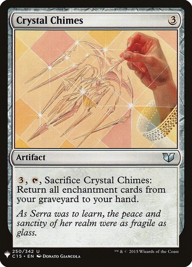 Image for Crystal Chimes (250) (The List Reprints) - Magic: The Gathering