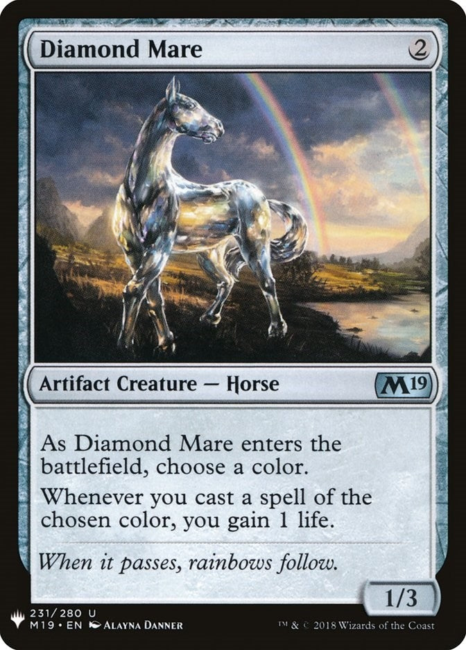 Image for Diamond Mare (231) (The List Reprints) - Magic: The Gathering
