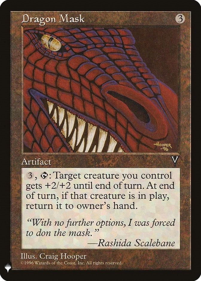 Image for Dragon Mask (144) (The List Reprints) - Magic: The Gathering