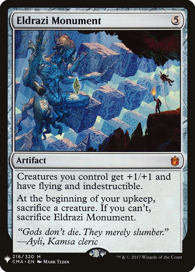 Image for Eldrazi Monument (216) (The List Reprints) - Magic: The Gathering