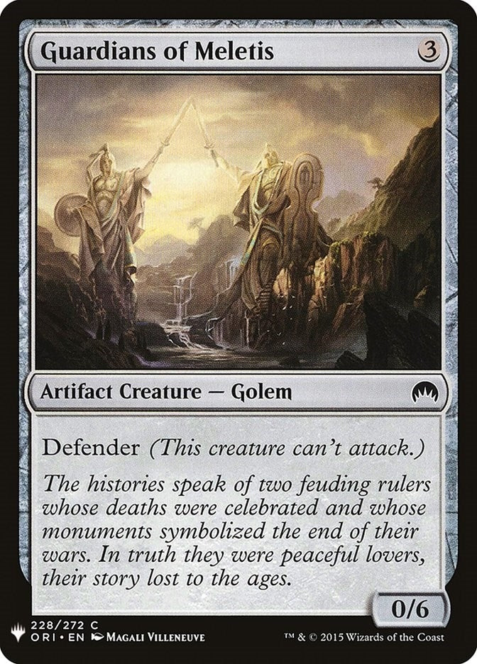 Image for Guardians of Meletis (228) (The List Reprints) - Magic: The Gathering