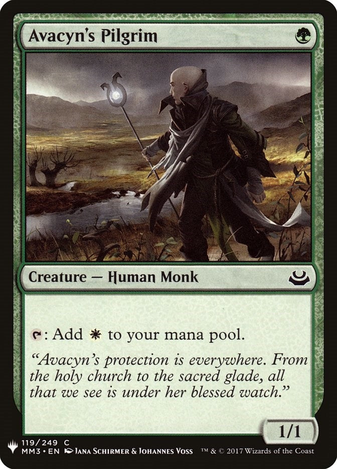 Image for Avacyn's Pilgrim (119) (The List Reprints) - Magic: The Gathering